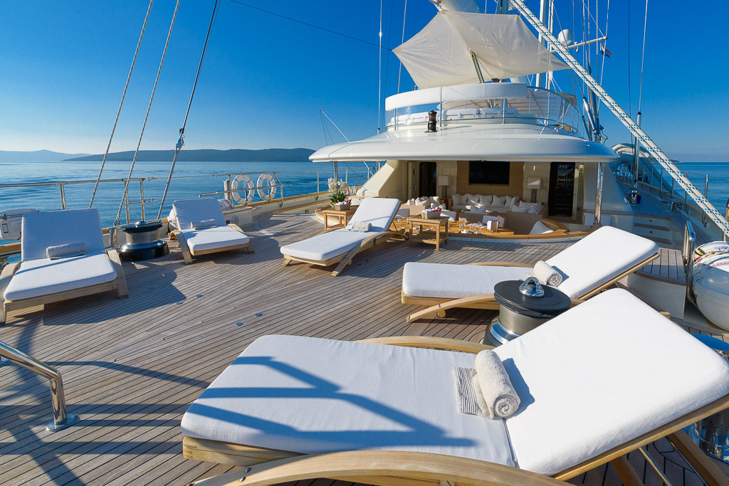 Perini Navi 56 M Aft Deck